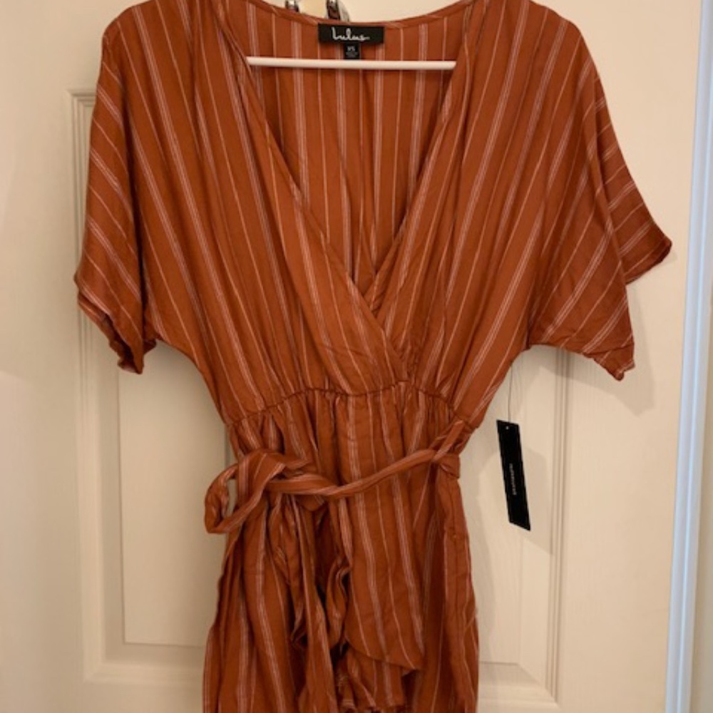 Burnt Orange Romper